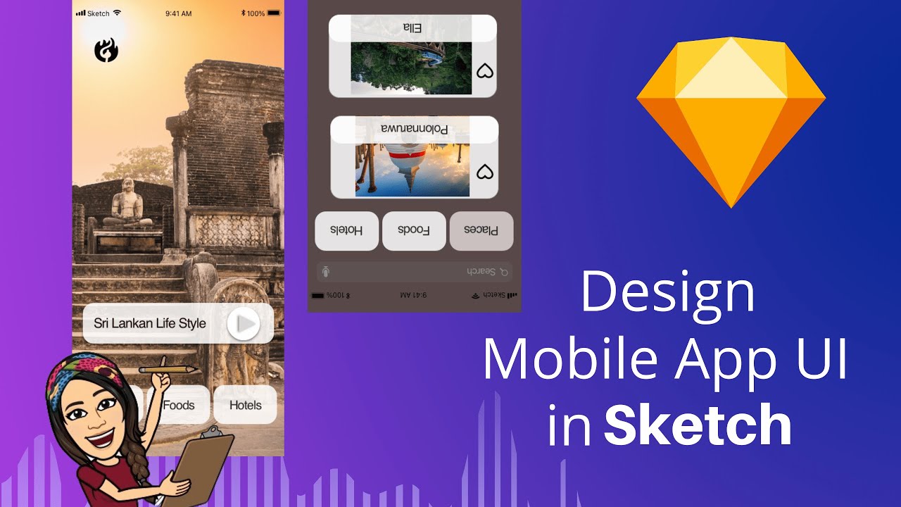 Web and mobile app designs made with Sketch  Justinmind