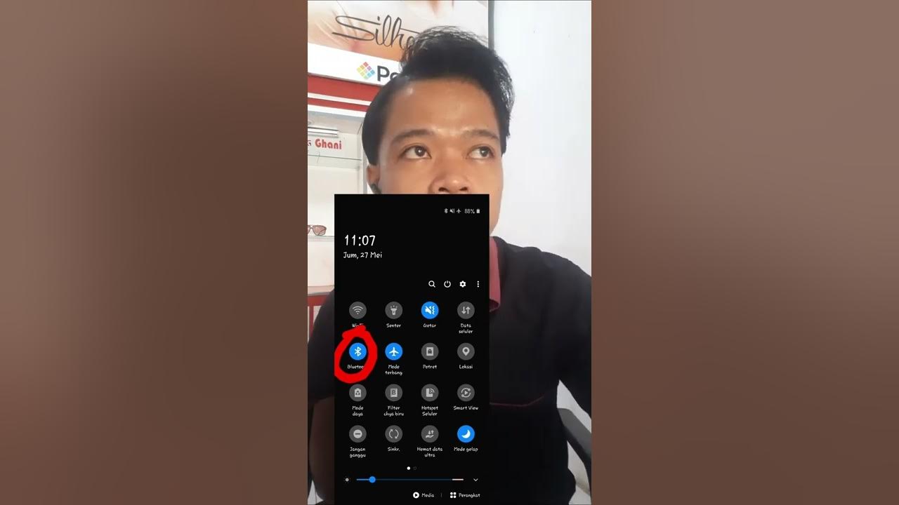 cara hubungkan headset bluetooth robot T10 ke panggilan tele YouTube