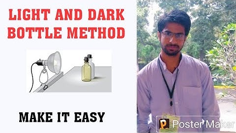 LIGHT-DARK BOTTLE METHOD #CSIR #GATE #ICMR #lifescience