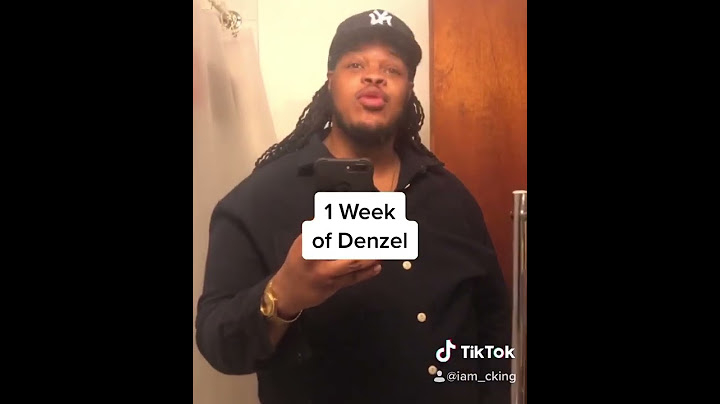 CKing Denzel transformation!