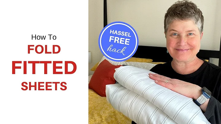 How To Fold Fitted Sheets the Easy Way // Hassle F...