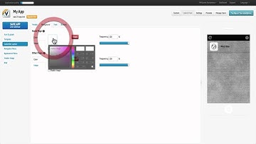 [Tutorial] How to customize the background of your mobile application // AppsBuilder