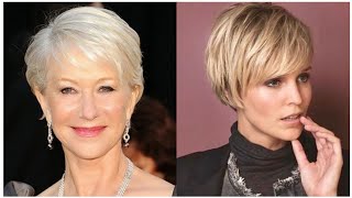 Best pixie cuts over 60  | boycut hair style | short layered Bob -Pixie Haircut 2024/ hair cutting