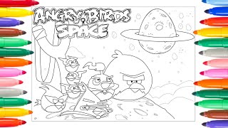 Angry Birds Coloring Page  / Coloring book by Angry Birds  / Relaxation and creativity. screenshot 1