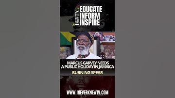 Thumbnail of #marcusgarvey #burningspear #rastafari #ineverknewtv
