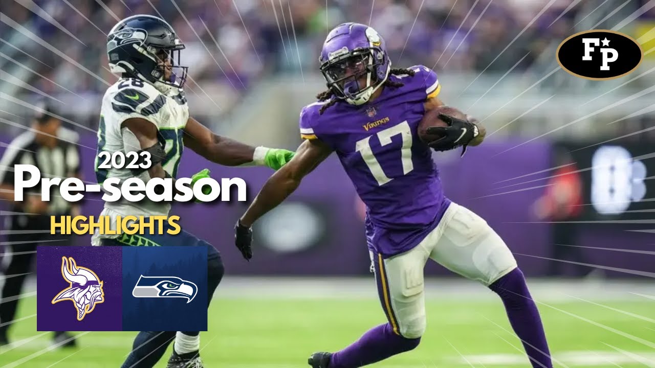 Seahawks vs Vikings Highlights NFL Recap YouTube