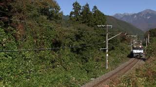 中央西線 EF64 1000番代 重連 貨物8074レ 大桑 20181102