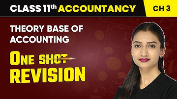 Theory Base of Accounting - One Shot Revision | Class 11 Accountancy Chapter 3 | CBSE 2025-26