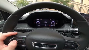 How to Change Instrument Cluster Display Organization in Jeep Compass II Facelifting  (2021 - now)