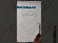 Goku drawing part 1| Ravi Anime Art #shorts#parts#