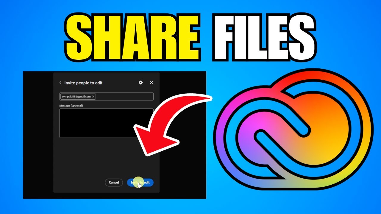 How To Share Files In Adobe Creative Cloud (Step By Step Guide) - YouTube