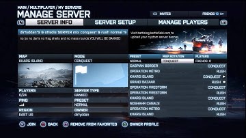 BF3 - My Ps3 Server, Lets Play