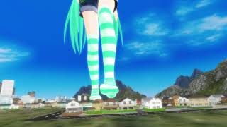 [MMD Giantess] Chibi Miku's Little Walk (with Sound)