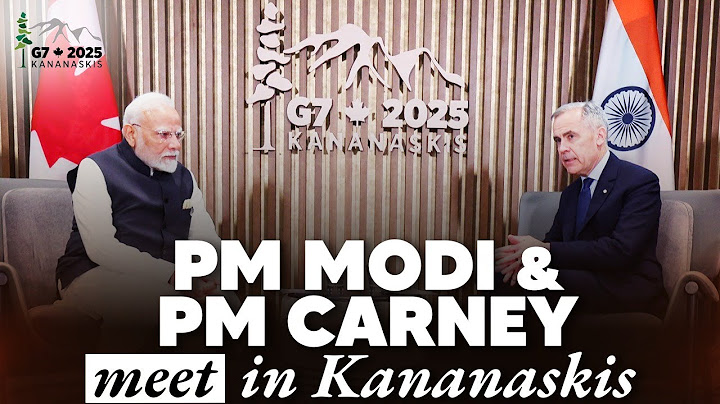 LIVE: PM Modi holds bilateral meeting with PM Mark Carney of Canada in Kananaskis