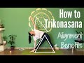 How to Trikonasana - Alignment and Benefits | Iyengar Yoga | Holistic BodyMind