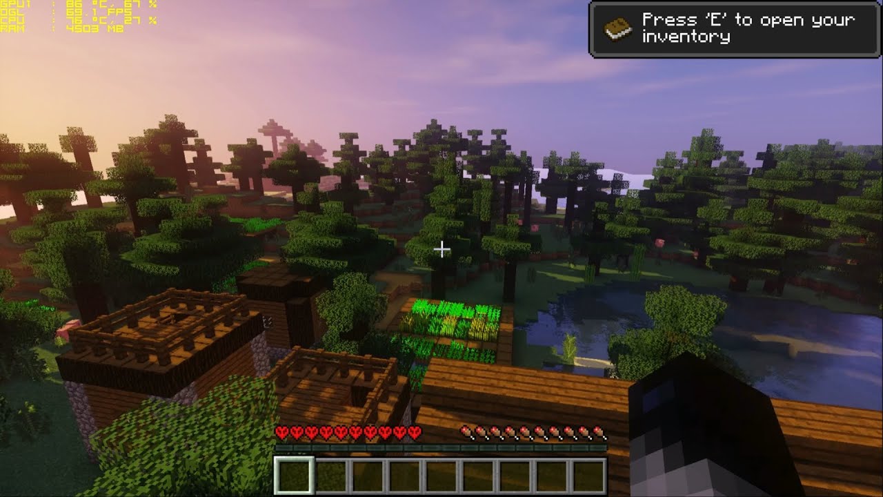 Minecraft Shaders GTX 8 Laptop Gameplay FPS Test Minecraft Shaders GTX 8 Laptop Gameplay FPS Test
