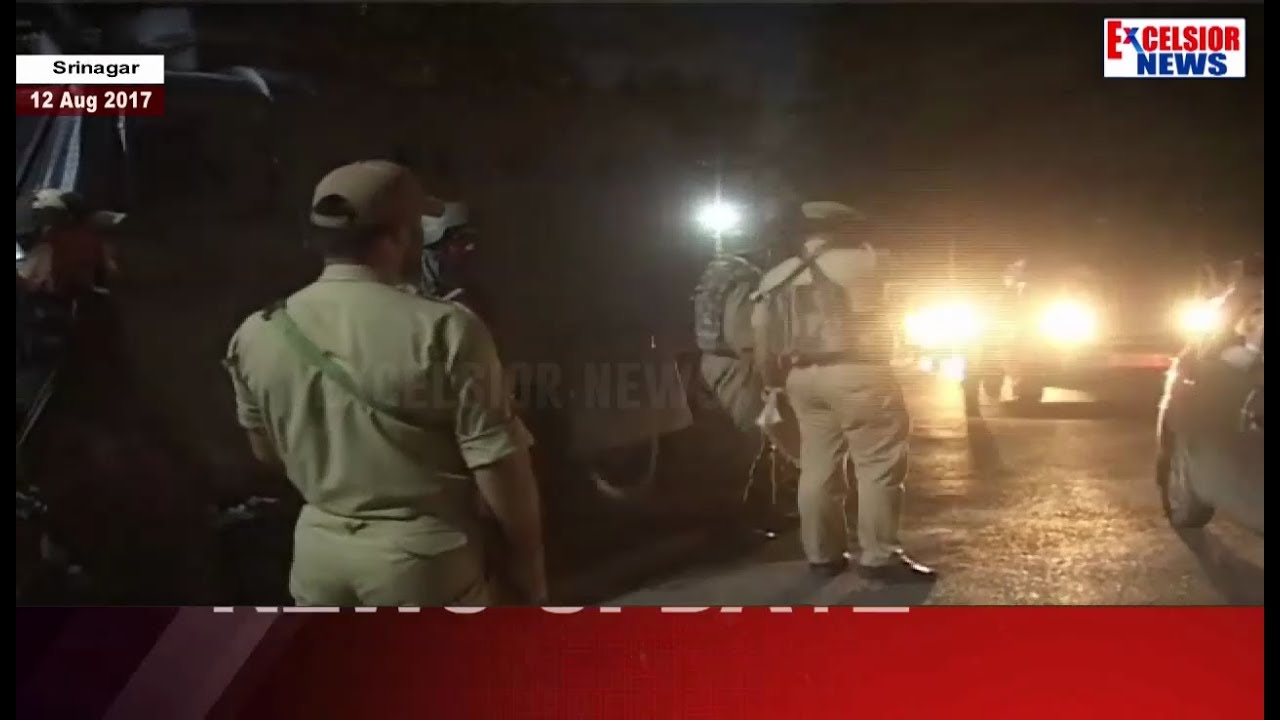 Petrol bomb hurled at police naka at Dalgate in Srinagar