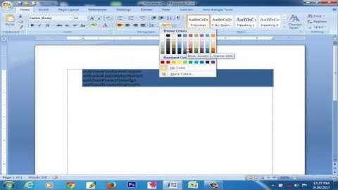 MS Office Word 2007 Bangla class 11 & Graphics