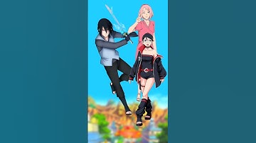 Sasuke vs Sakura and Sarada | who is strong? #naruto #sasuke #sakura #youtubeshorts #shorts