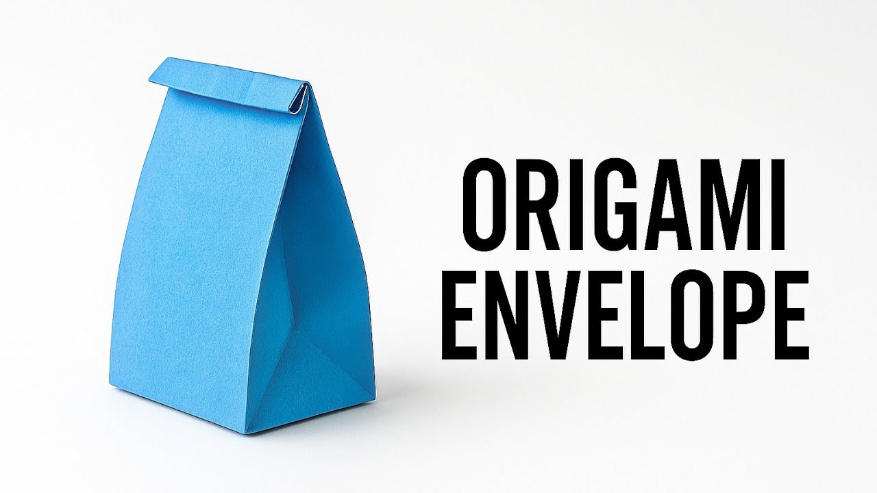 How to Make a Simple Origami Envelope 🧧 | Easy Paper Folding Tutorial ...