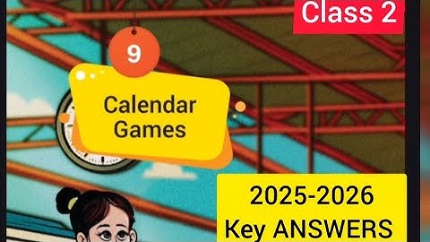 KERALA BOARD CLASS 2 MATHEMATICS PART-2 UNIT -9 CALENDAR GAMES 2025-26 TEXT ACTIVITIES ANSWER 