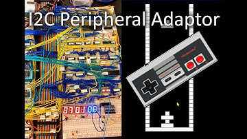 I2C Interface Adaptor for NES Gamepad  - SPAM-1 8 Bit CPU - Part 11