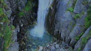 Cascade De La Pisse Bourg Doisans 38 Isèrealpes 4K Drone Shots