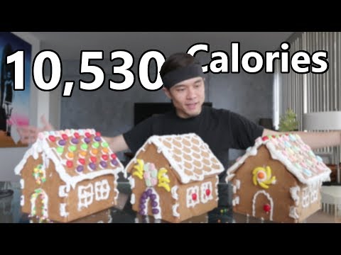 x3 Gingerbread House Challenge (10,500+ calories)