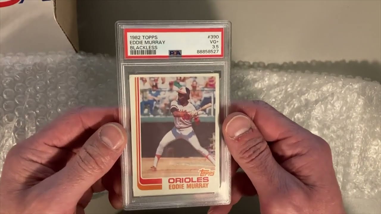 SOLD! 1982 Topps Blackless Eddie Murray 💰💰💰 Full Recap with