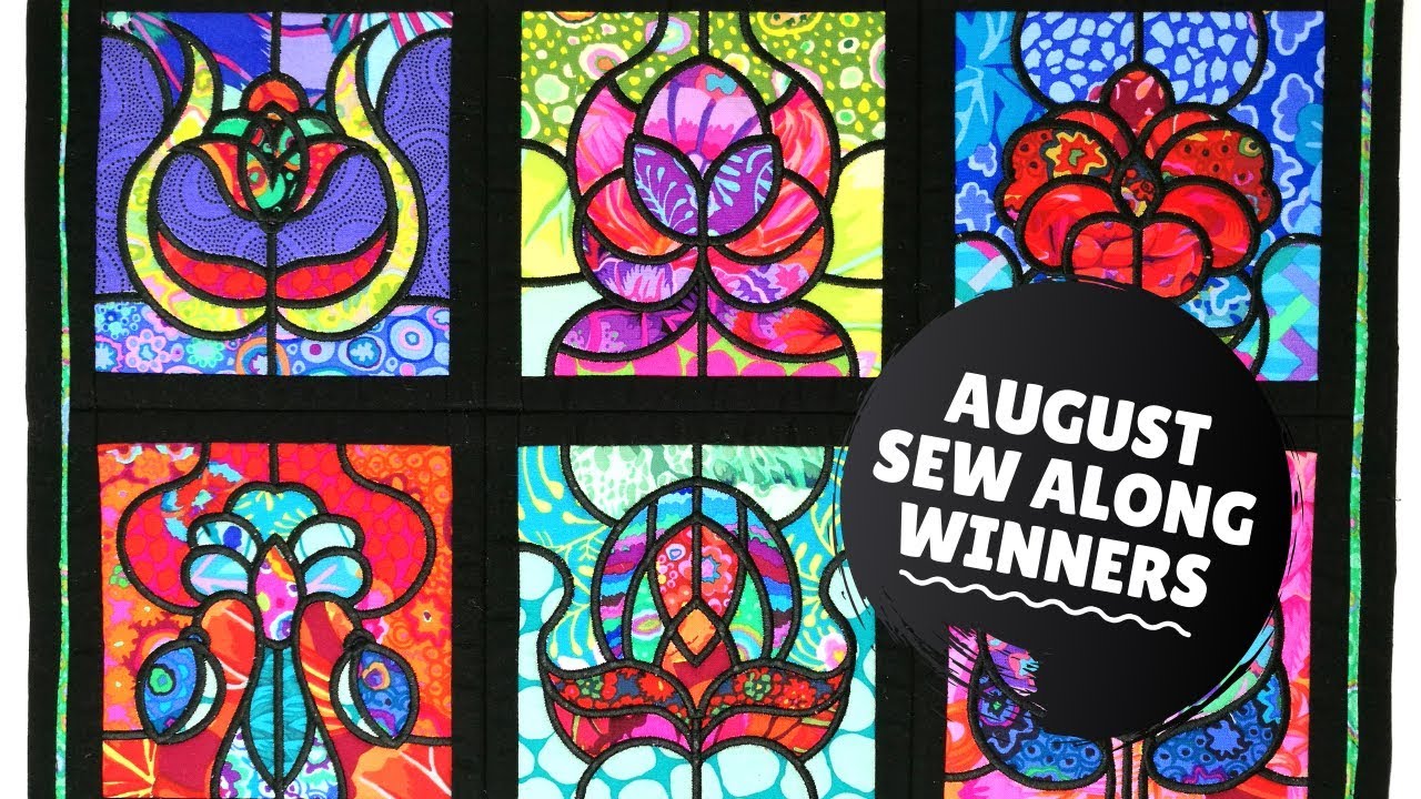 Stained Gl Window Quilt Design Winners Sew Along You Stained Gl Window Quilt Design