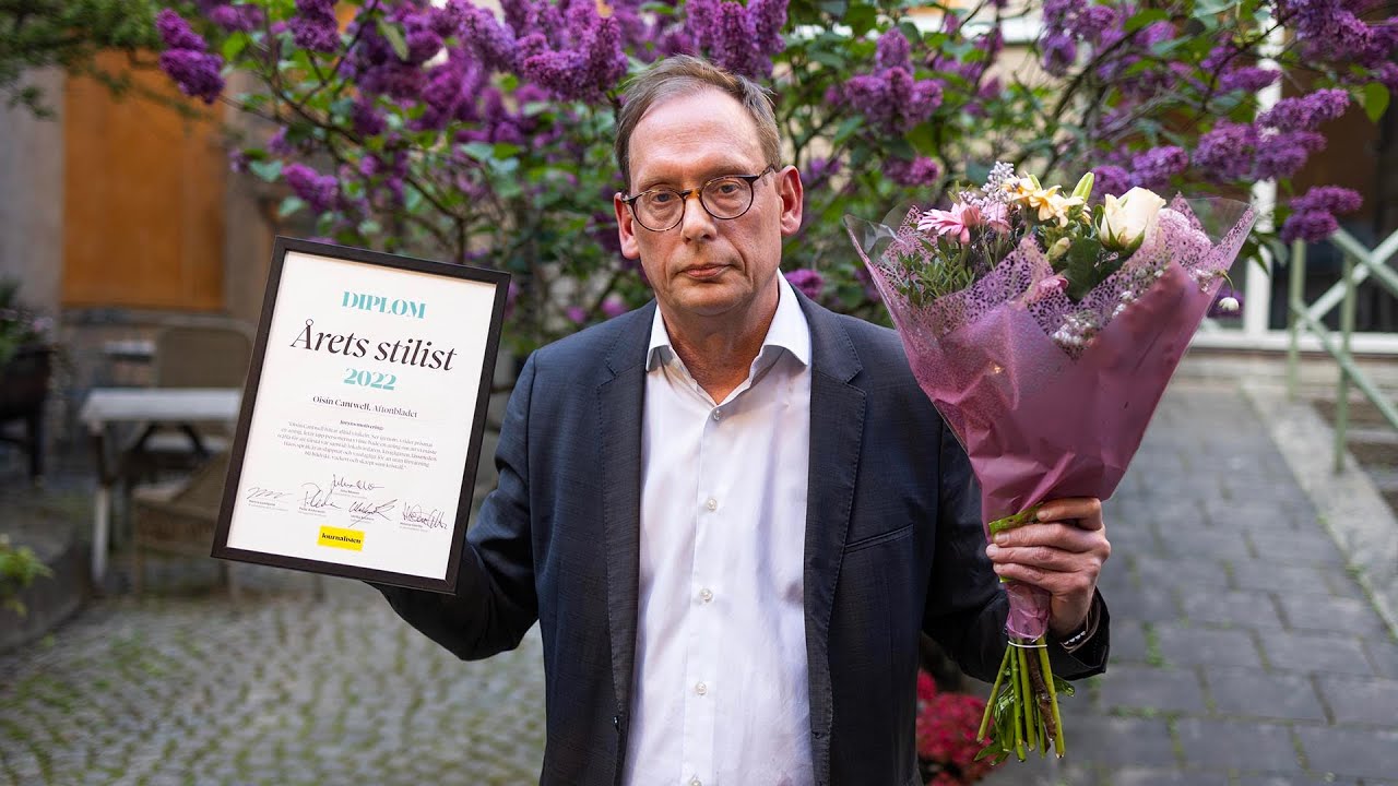 Oisín Cantwell, Aftonbladet, vann Journalistens pris Årets silist 2022