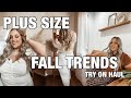 PLUS SIZE FALL TRY ON HAUL + FALL TRENDS 2021 | Back to School Trends | ft. Rue 21