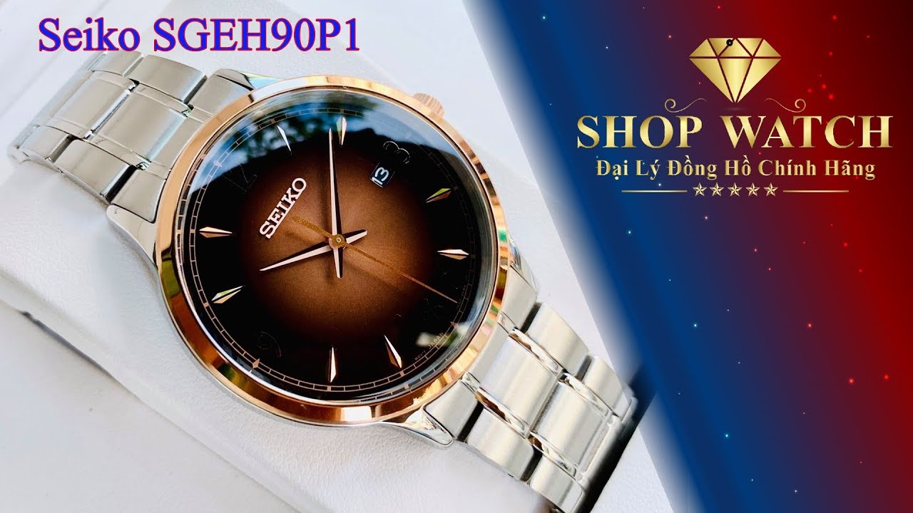 Đồng hồ Seiko SGEH90P1 chính hãng | Màu trầm lịch lãm & độ chính xác tuyệt  vời! - YouTube