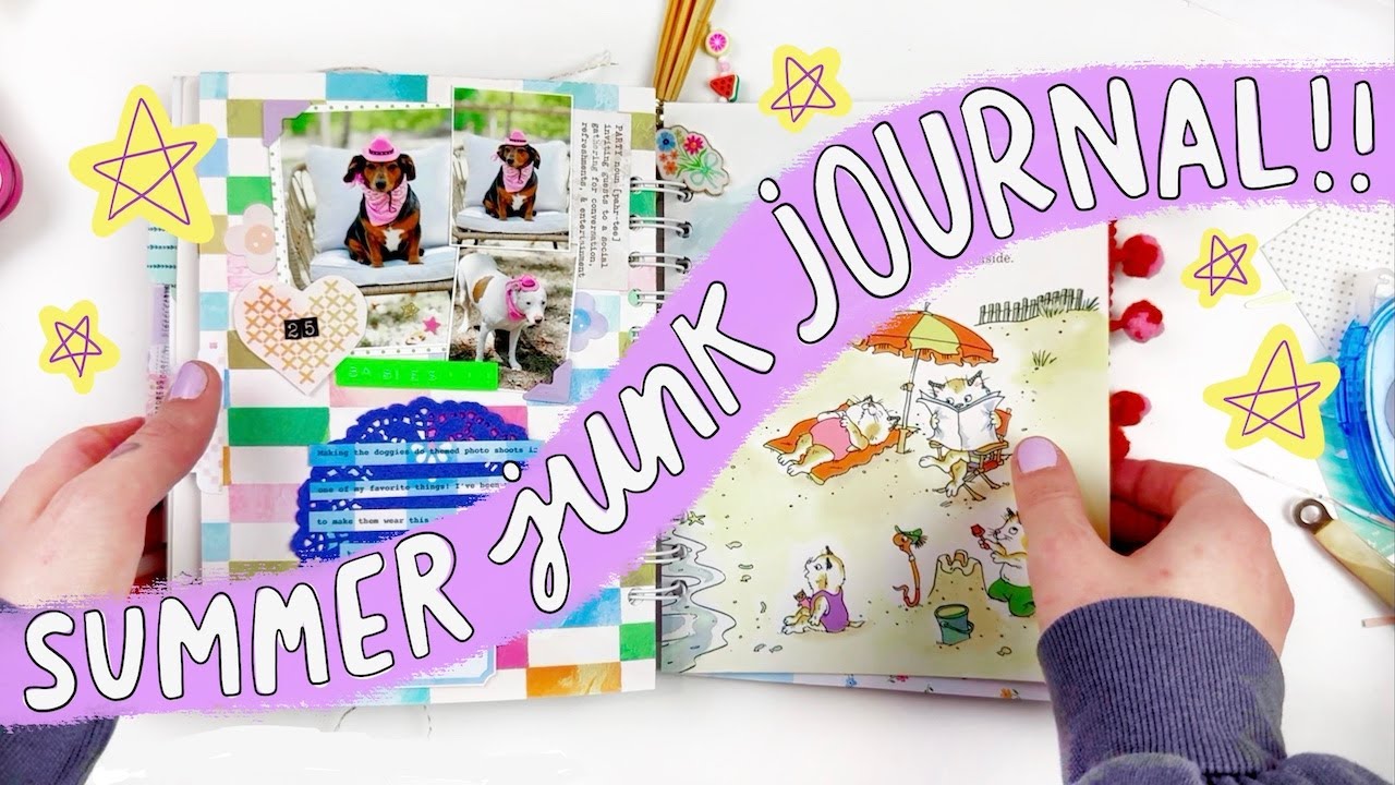 Summer Junk Journal 2025 Process- Part 5 - YouTube