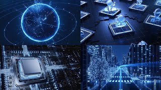 Cinema 4D Project Files: Technology City Big Data Artificial Engineering (C4D & Octane Render)