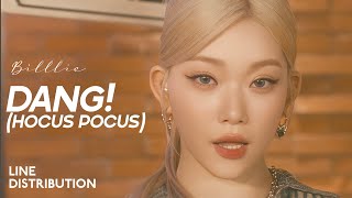 Billlie - DANG! (hocus pocus) | Line Distribution