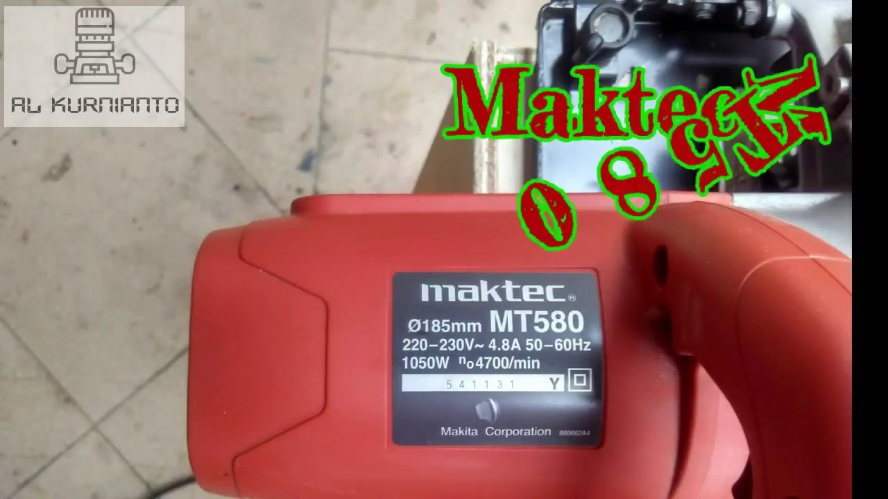 Maktec MT580 - YouTube