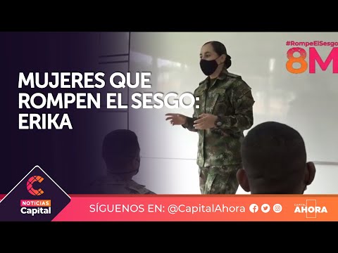 Mujeres que rompen el sesgo: Erika Sanabria y su trabajo fundamental en las Fuerzas Militares