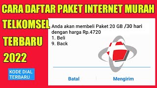 Paket Super Murah Telkomsel | Kode Dial Telkomsel Super Murah Awal Tahun Januari 2022