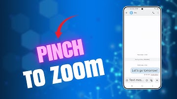 How to Enable/Disable Pinch to Zoom Conversation Text on Galaxy S25