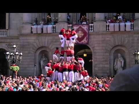 Castellers de Barcelona: 3d9f Mercè-colles locals 24/09/2015