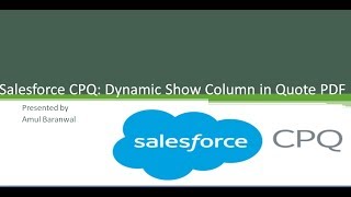 Salesforce CPQ Dynamic Column in Quote PDF