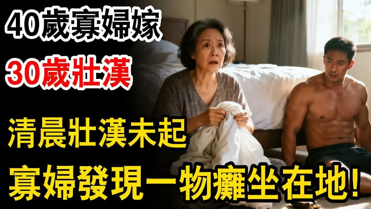 40歲寡婦嫁30歲壯漢，清晨壯漢未起，寡婦髮現一物癱坐在地！#生活經驗 #人生故事 #為人處世 #日常 #人生感悟