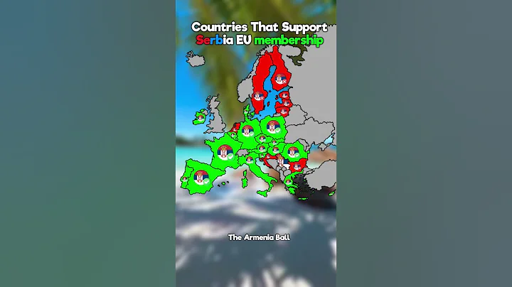 Countries That Support Serbia EU membership #geography #europe #map #maps #mapping #mapper #country