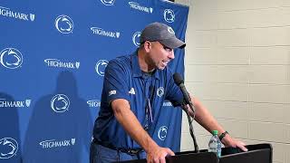 Penn State's Matt Campbell Temple postgame; Lions win after slow start, Max Granville out for year