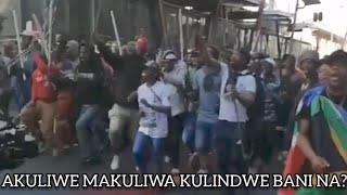🇿🇦JHB CBD, HILLBROW IS ON FIRE 🔥 GUYS KUBI, IGOLI LIMNYAMA TSHU, SAN'S WANT THEIR COUNTRY BACK