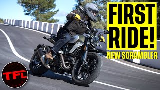 Here's How The New Ducati Scrambler Icon Rides On Some Of The Best Roads In Spain!