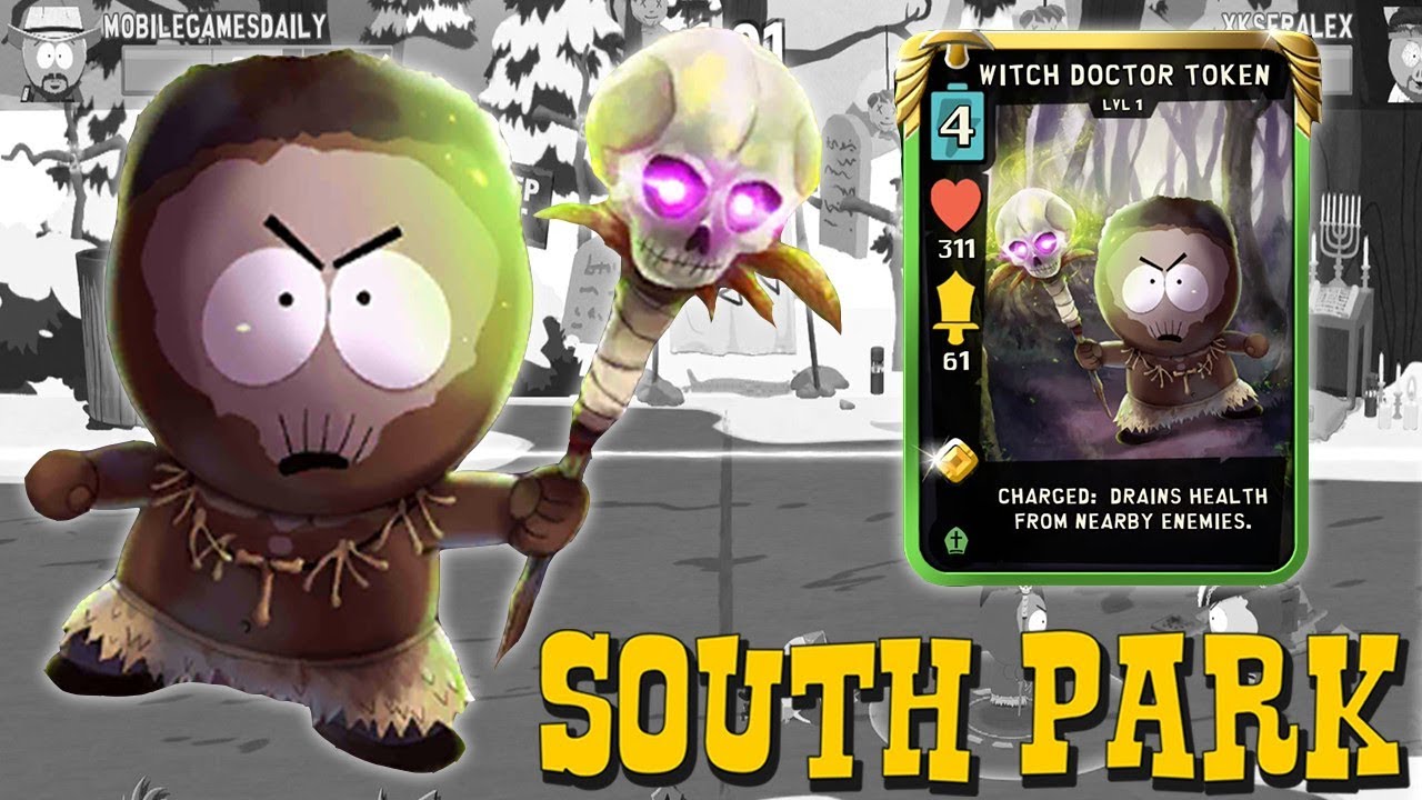SOUTH PARK Phone Destroyer Gameplay Part 21 - Witch Doctor Token (iOS  Android)