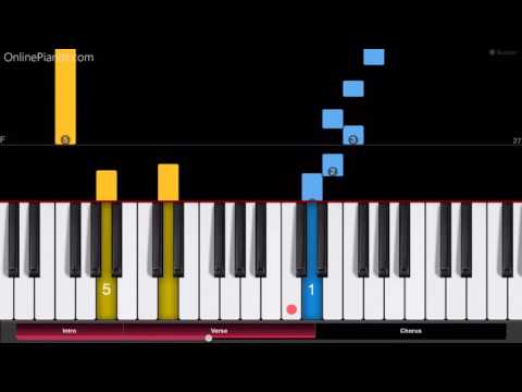 Sword-Art-Online-II---Ignite---Piano-Tutorial---Easy-Version