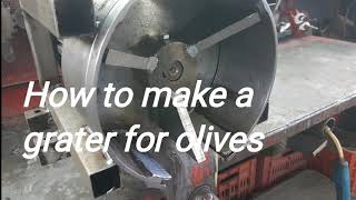 how to make a crusher for olives...made by Ivo Radev